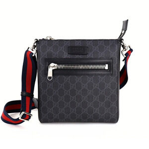 Gucci Messenger Bag Black GG Supreme Shoulder One